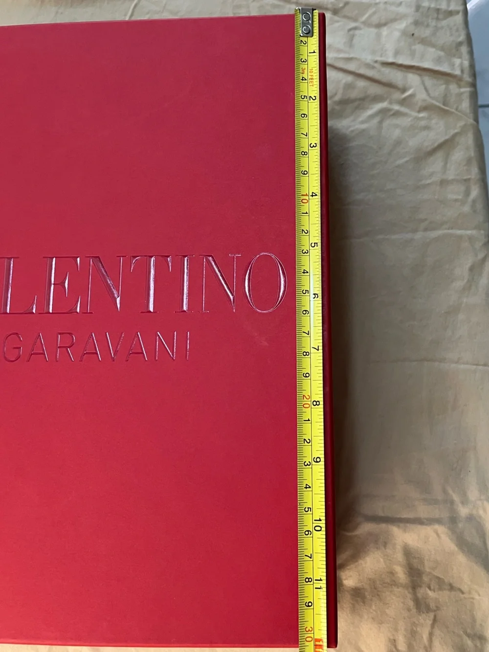 Valentino Garavani Bright Red Embossed Gift Box